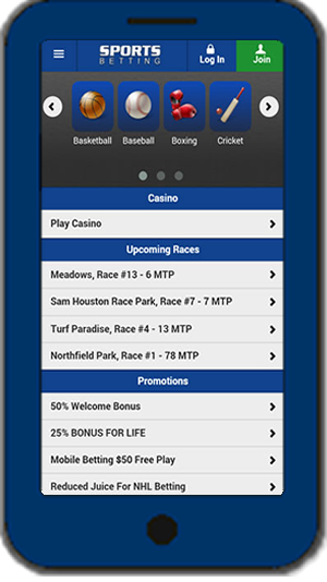 SportsBetting Mobile Sportsbook